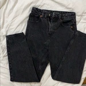 Zara Mom Jeans Black